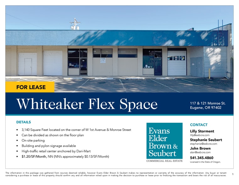 121 Monroe St, Eugene, OR for lease - Building Photo - Image 2 of 5