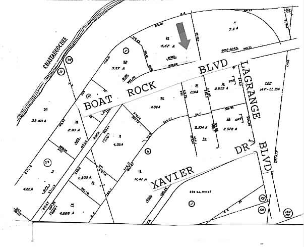 6065 Boat Rock Blvd SW, Atlanta, GA à vendre - Plan cadastral - Image 3 de 9