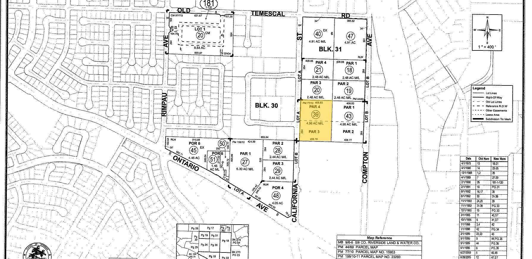 2095 California Ave, Corona, CA à vendre Plan cadastral- Image 1 de 1