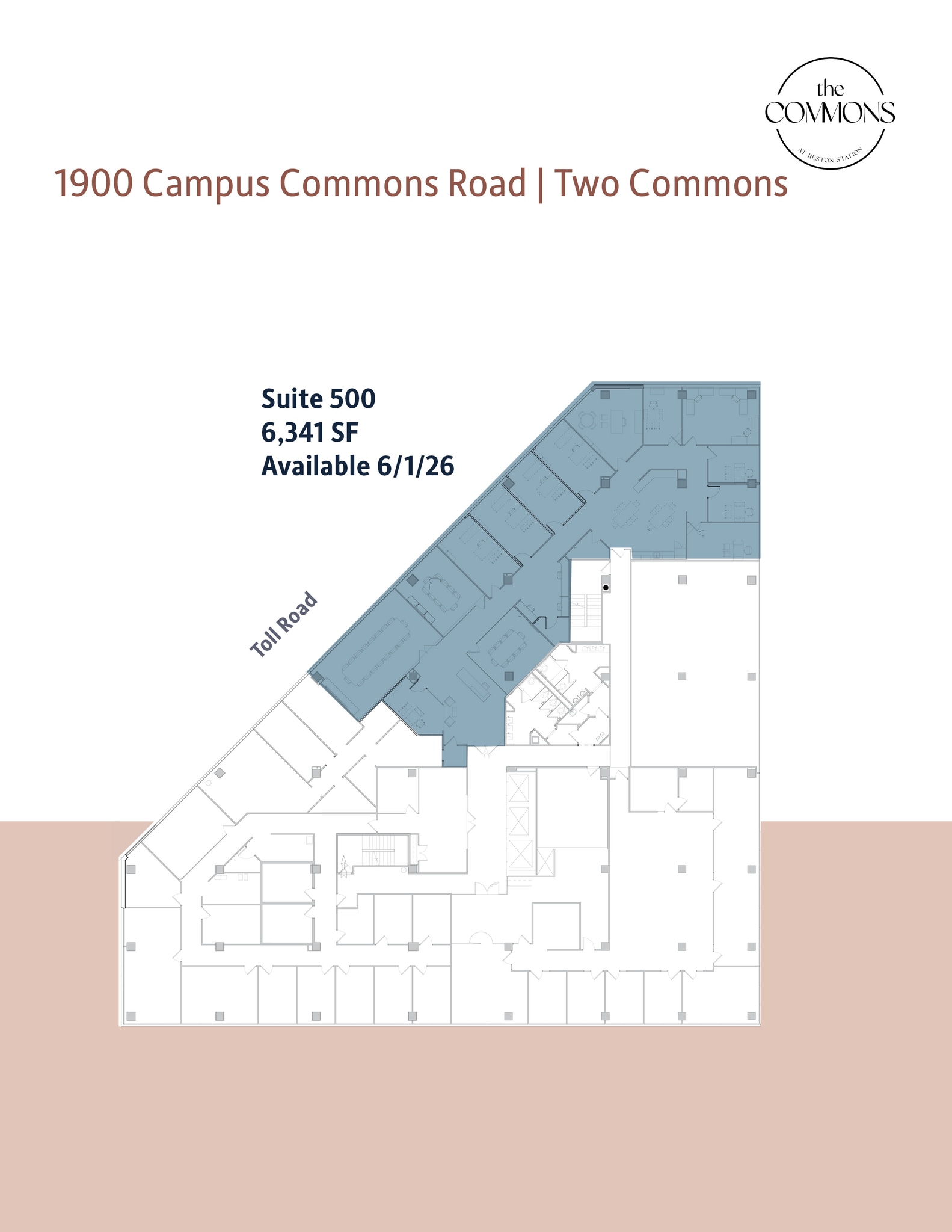 1900 Campus Commons Dr, Reston, VA for lease Floor Plan- Image 1 of 1