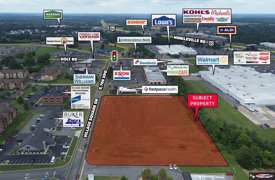 4735 Village Square Dr, Paducah, KY à vendre - Photo du bâtiment - Image 3 de 9