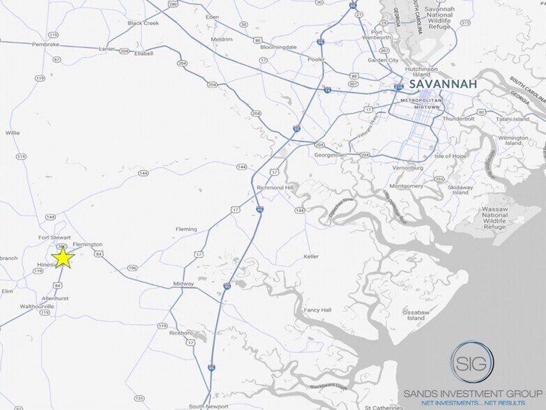 106 W General Screven Way, Hinesville, GA à vendre - Photo du bâtiment - Image 3 de 10