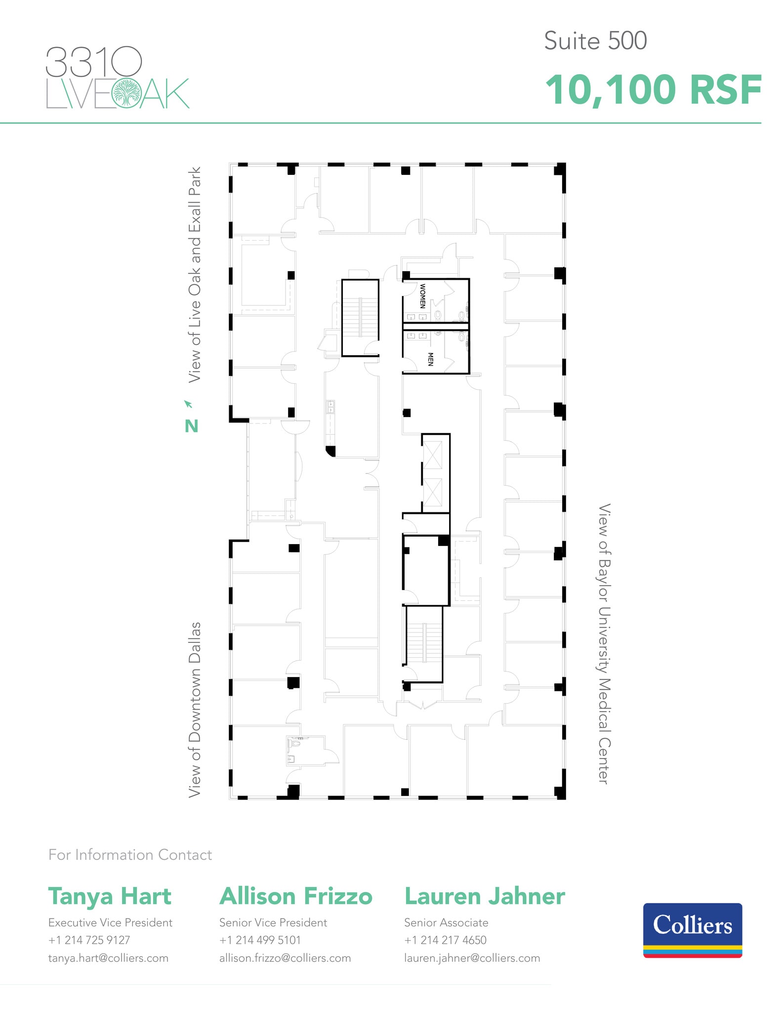3310 Live Oak St, Dallas, TX à louer Plan d’étage- Image 1 de 1
