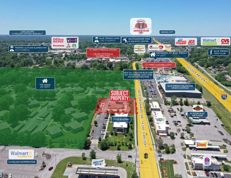 SEC of NE Coronado Dr. & NE Sunnyside School Rd., Blue Springs, MO à vendre - Photo du bâtiment - Image 2 de 4