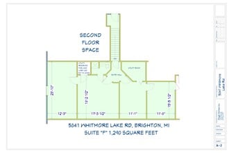 5841 Whitmore Lake Rd, Brighton, MI à louer Plan de site- Image 1 de 10