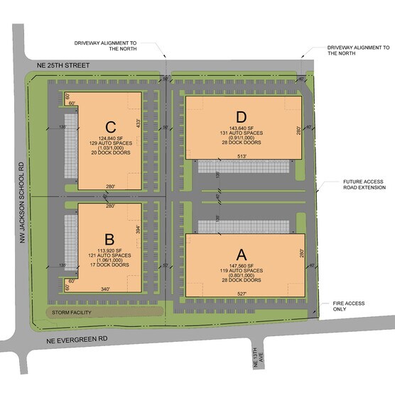 1205-1297 NE Evergreen Rd, Hillsboro, OR à louer - Photo du bâtiment - Image 2 de 3