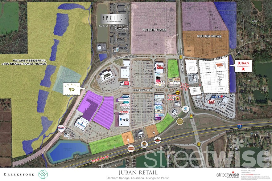 Juban Marketplace, Denham Springs, LA à louer - Plan de site - Image 2 de 4