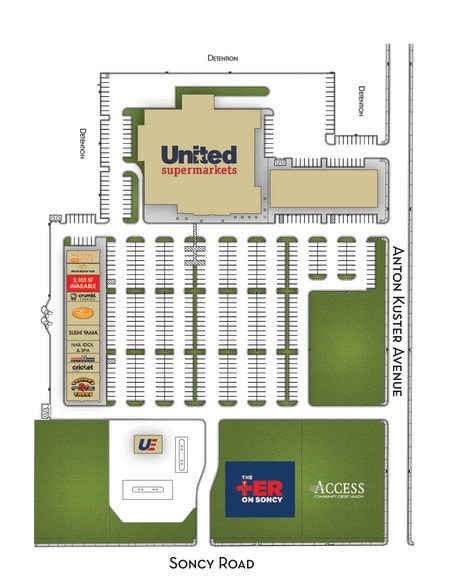 3562 S Soncy Rd, Amarillo, TX for lease - Site Plan - Image 2 of 17