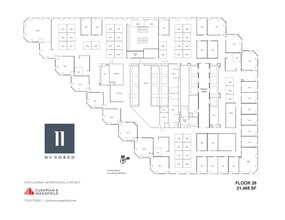1100 Louisiana St, Houston, TX à louer Plan d’étage- Image 1 de 1
