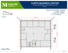 713 E Ordnance Rd, Baltimore, MD for lease Floor Plan- Image 1 of 1