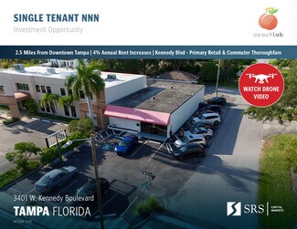 Plus de détails pour 3401 W Kennedy Blvd, Tampa, FL - Commerce de détail à vendre