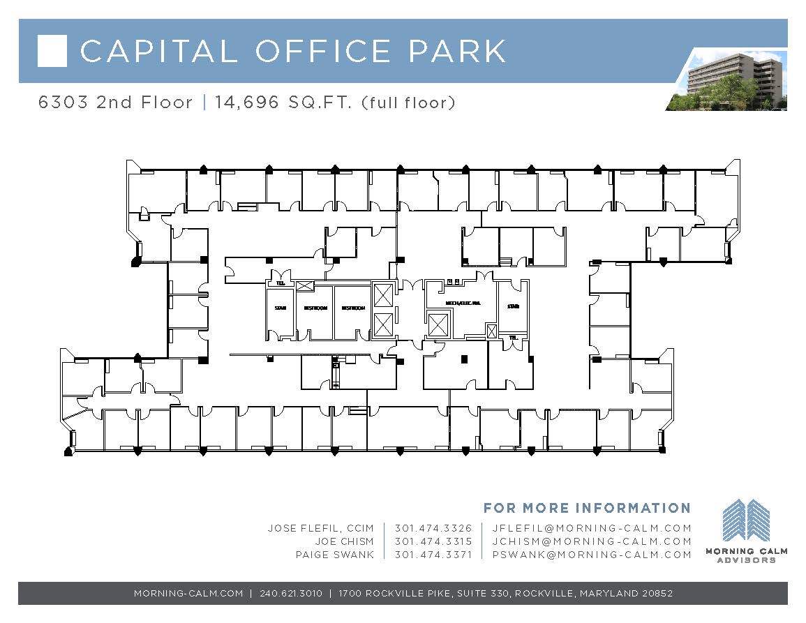 6303 Ivy Ln, Greenbelt, MD à louer Plan d  tage- Image 1 de 1