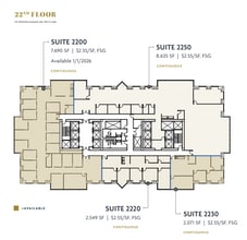 750 B St, San Diego, CA for lease Floor Plan- Image 1 of 1