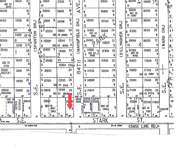 8333 SE Stark St, Portland, OR à vendre - Plan cadastral - Image 3 de 14