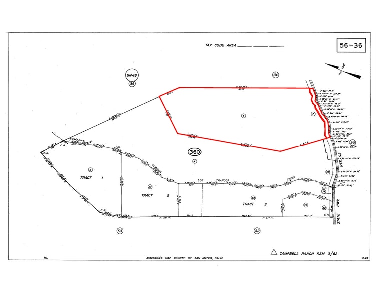 12150 San Mateo Rd, Half Moon Bay, CA for sale - Plat Map - Image 3 of 32