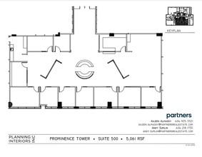 3475 Piedmont Rd NE, Atlanta, GA à louer Plan d’étage- Image 1 de 1