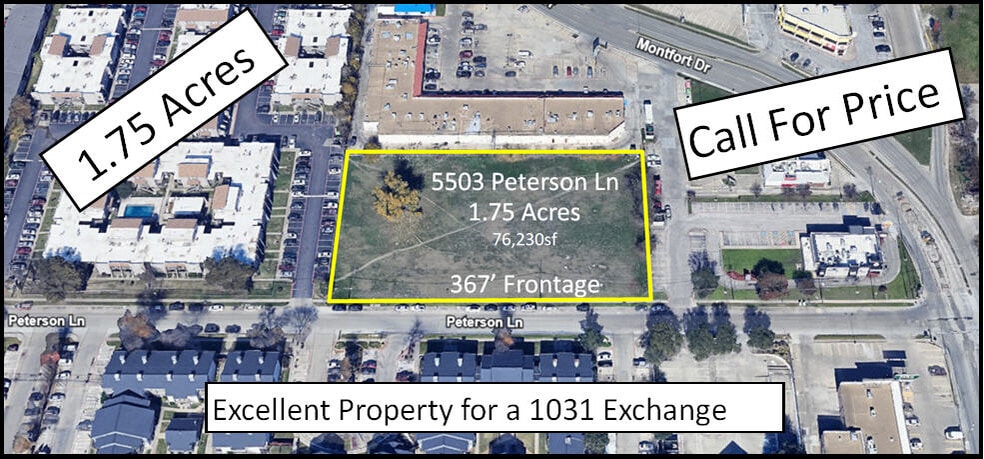 5503 Peterson Ln, Dallas, TX for sale - Primary Photo - Image 1 of 7