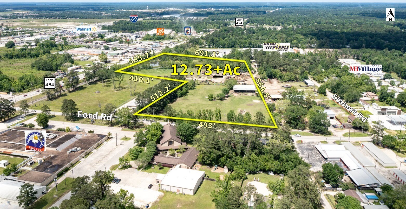 00 Ford Rd, Porter, TX for sale Aerial- Image 1 of 12