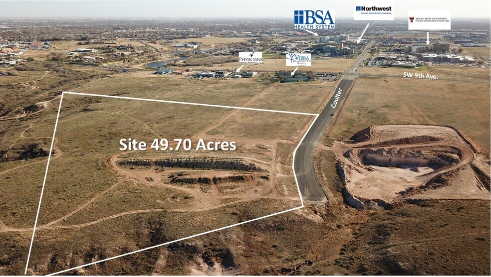9th & Coulter, Amarillo, TX for sale - Aerial - Image 1 of 1