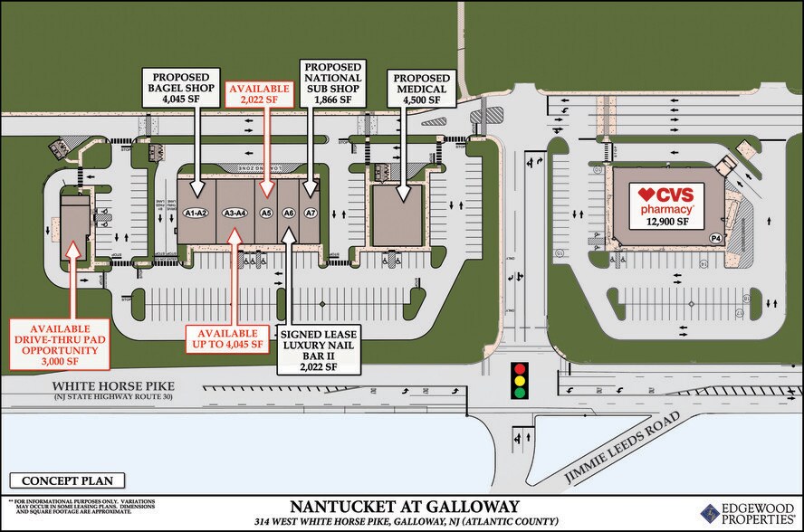 Route 30, Galloway, NJ à louer - Plan de site - Image 2 de 8
