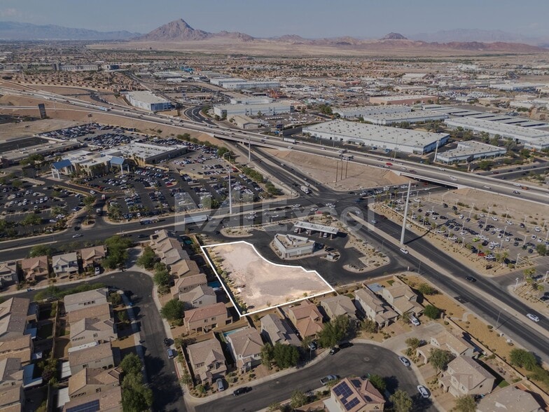 SWC Gibson & Warm Springs, Henderson, NV for lease - Aerial - Image 3 of 5