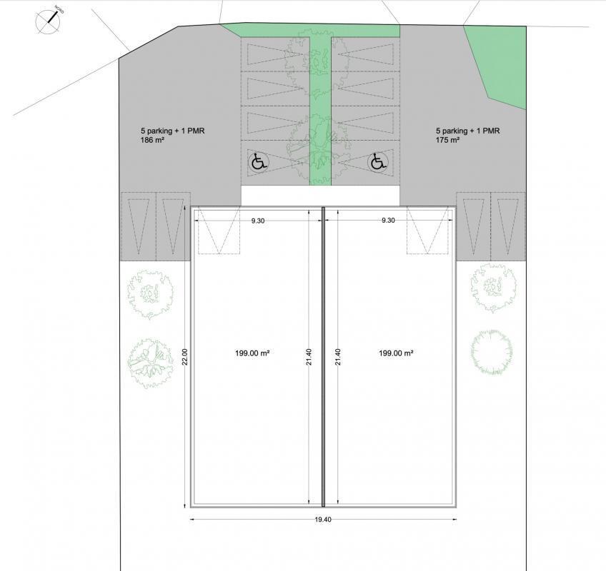 Retail in Biganos for lease Site Plan- Image 1 of 2