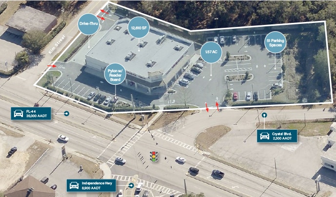 2705 Highway 44 W, Inverness, FL for lease - Aerial - Image 3 of 5