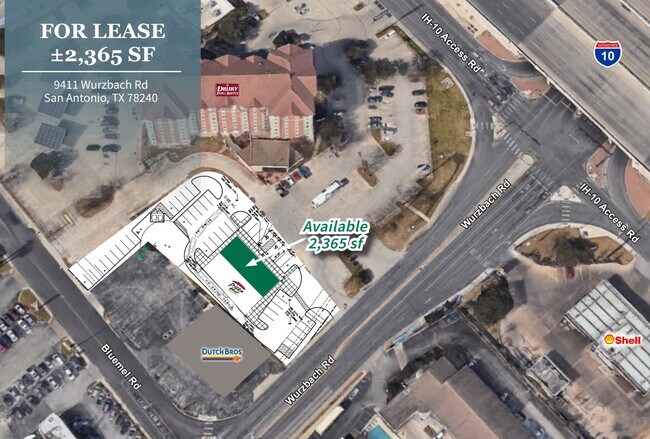 More details for 9411 Wurzbach Rd, San Antonio, TX - Retail for Lease