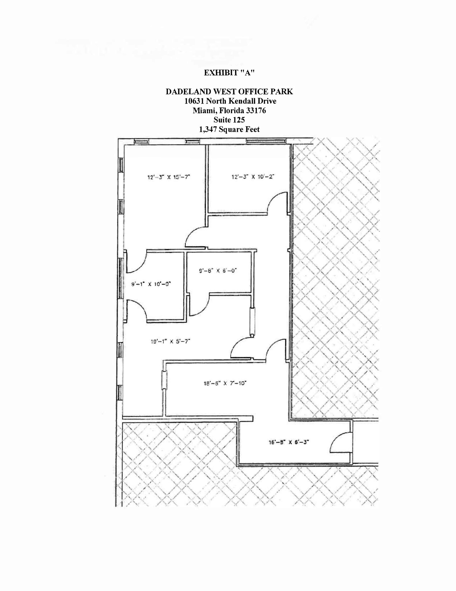 10631 N Kendall Dr, Miami, FL à louer Plan d  tage- Image 1 de 13