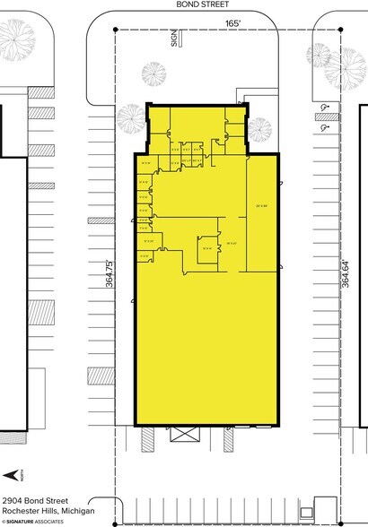 2904 Bond St, Rochester Hills, MI à louer - Plan de site - Image 2 de 2
