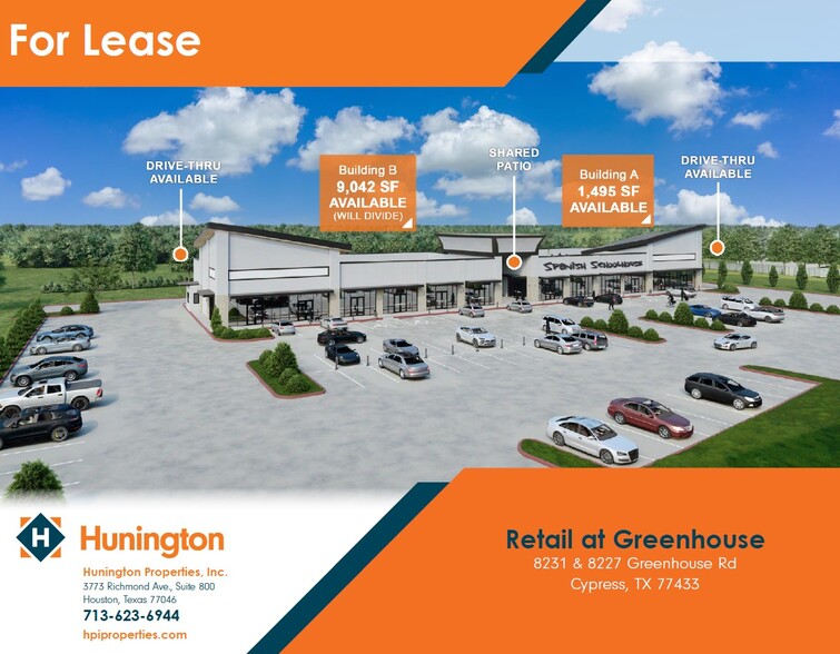 8227 Greenhouse Rd, Cypress, TX for lease - Building Photo - Image 1 of 1