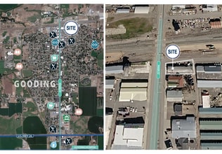 102 N Main St, Gooding, ID - Aérien  Vue de la carte