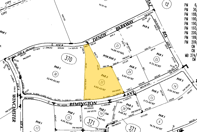 42225 Remington Ave, Temecula, CA for lease - Plat Map - Image 2 of 3