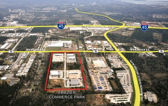 N Frazier St & Frazier Commerce Dr, Conroe, TX à louer Aérien- Image 1 de 2