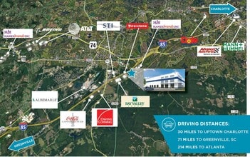 330 Woodlake Pky, Kings Mountain, NC - Aérien  Vue de la carte