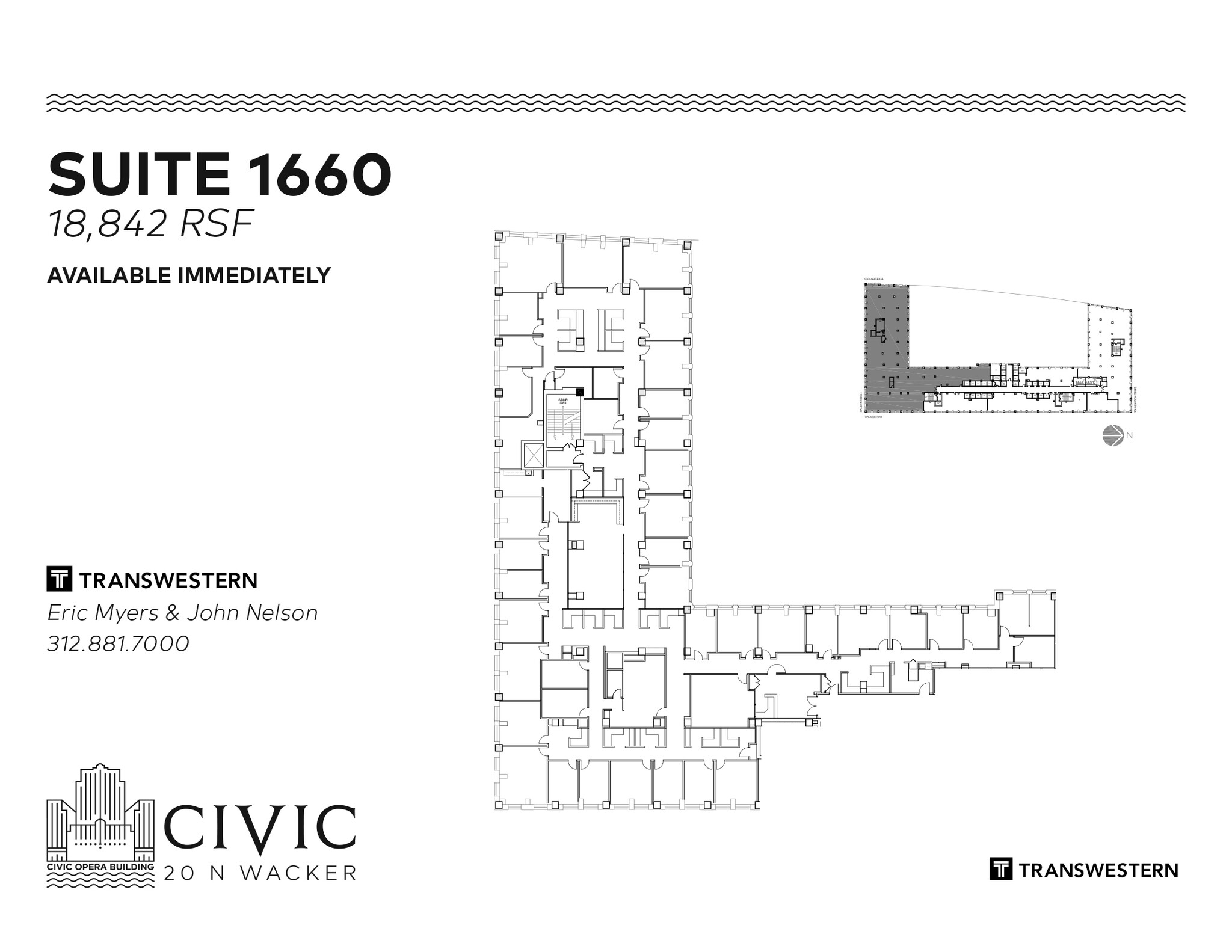 20 N Wacker Dr, Chicago, IL for lease Floor Plan- Image 1 of 1