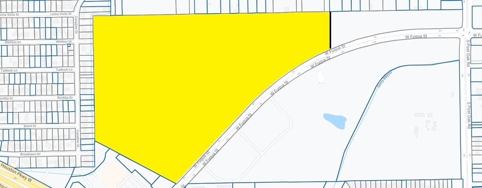 5860 W Fuqua St, Houston, TX for lease - Plat Map - Image 2 of 5