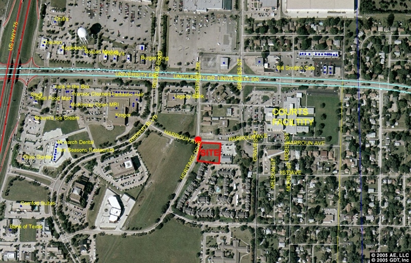 1871 Harroun Ave, McKinney, TX for lease - Aerial - Image 3 of 16