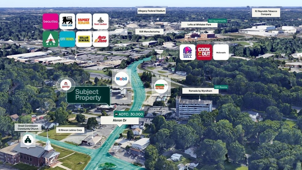 538 Akron Dr, Winston-Salem, NC for sale - Primary Photo - Image 1 of 1