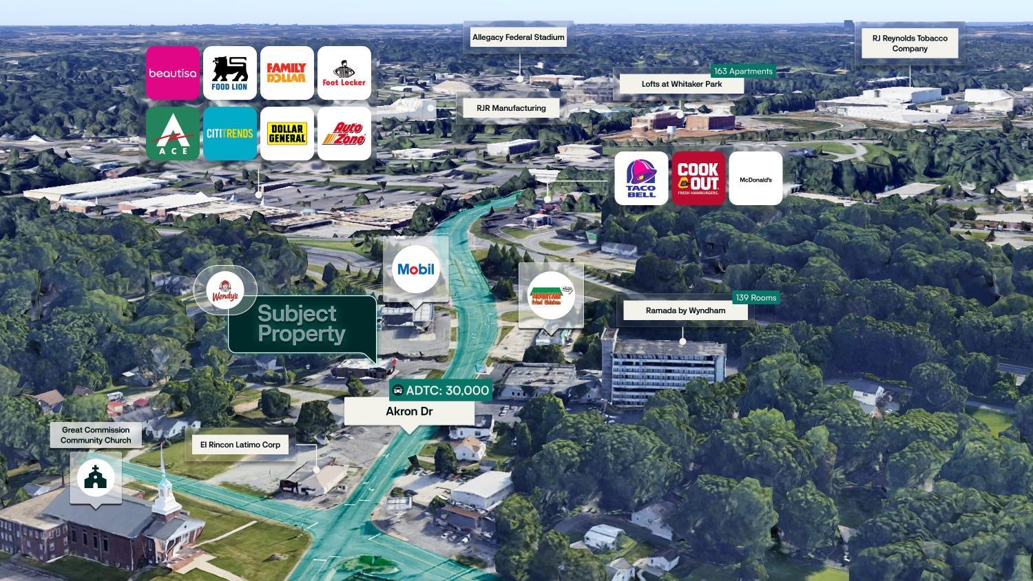 538 Akron Dr, Winston-Salem, NC à vendre Photo principale- Image 1 de 2