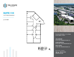 300 Tri State International, Lincolnshire, IL for lease Floor Plan- Image 1 of 1