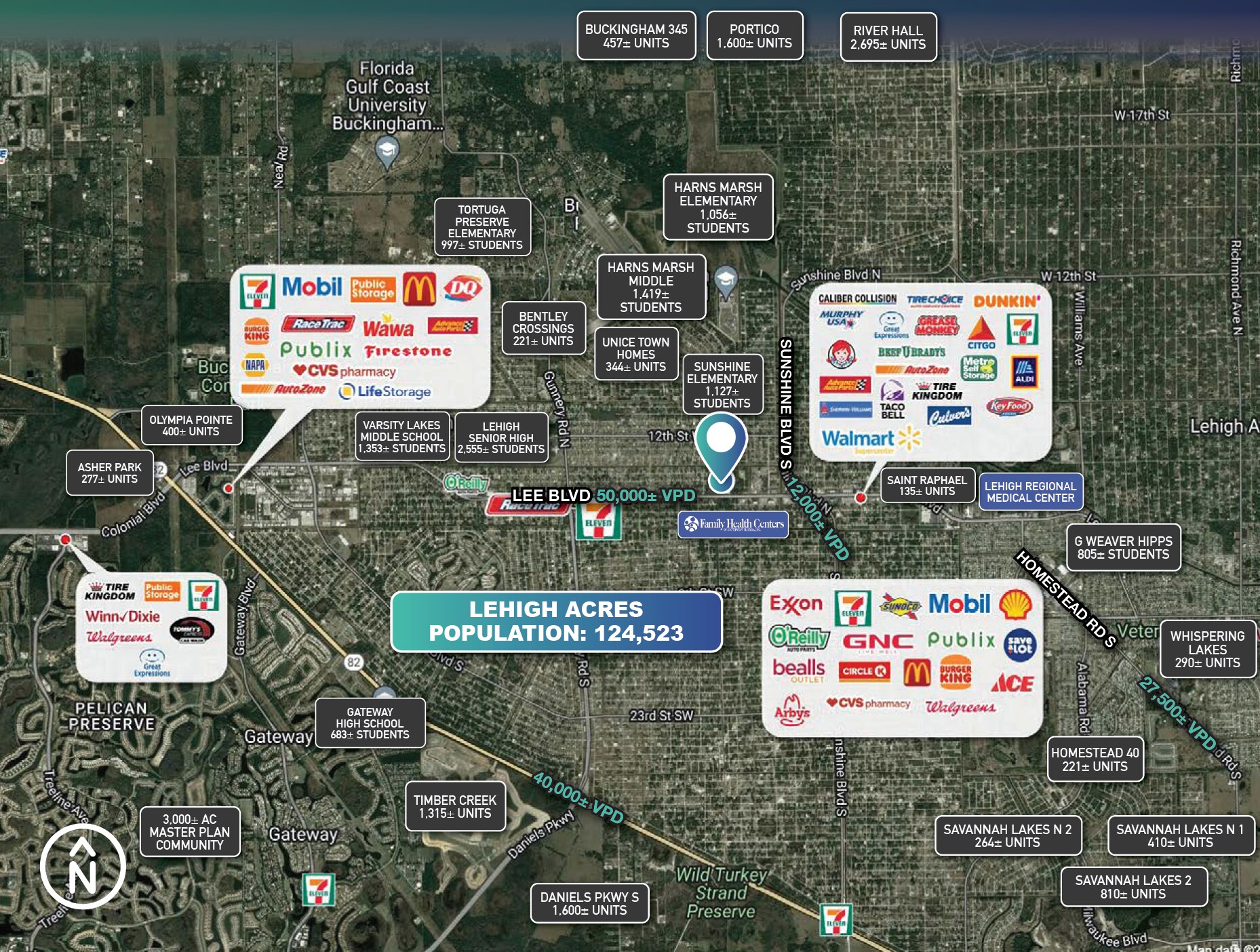 3614-3650 W 5th Blvd, Lehigh Acres, FL à vendre Photo du bâtiment- Image 1 de 4