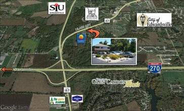 1 Sunset Hills Executive Pky, Glen Carbon, IL - AÉRIEN  Vue de la carte - Image1