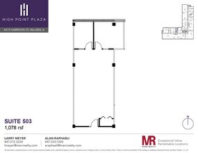 4415 W Harrison St, Hillside, IL à louer Plan d’étage- Image 1 de 1