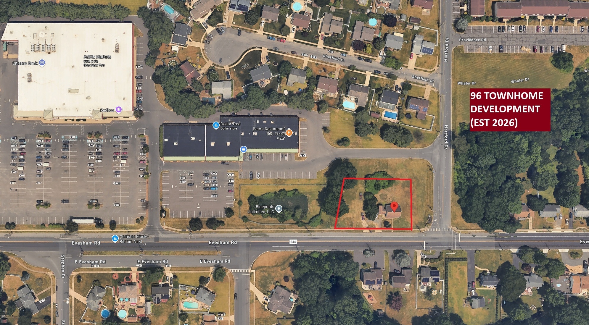 807 E Evesham Rd, Runnemede, NJ for lease Aerial- Image 1 of 3