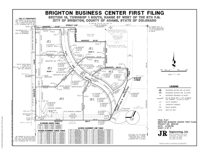 901 Platte River Blvd, Brighton, CO à vendre - Plan cadastral - Image 2 de 3