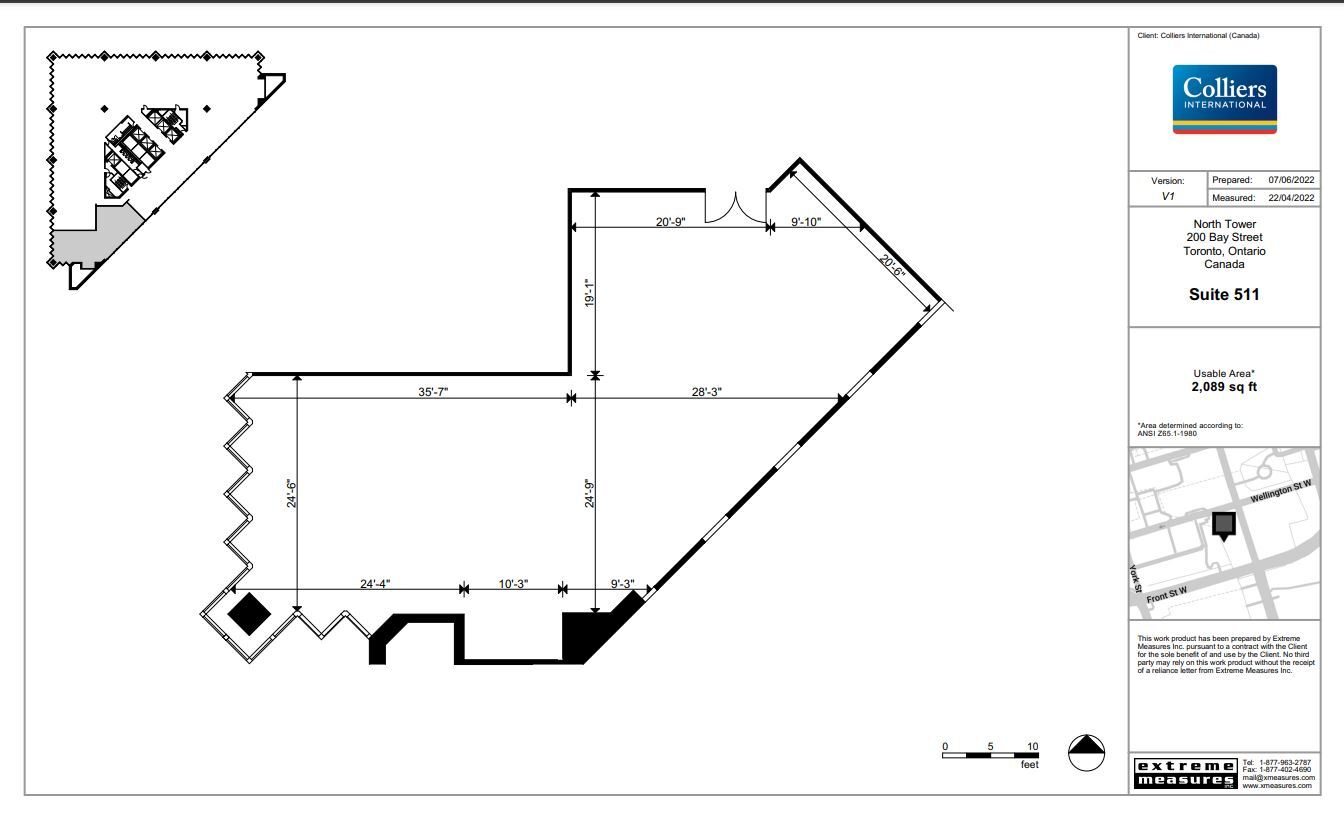 200 Bay St, Toronto, ON à louer Plan d’étage- Image 1 de 1