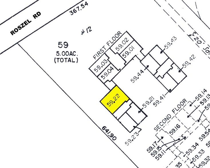 12 Roszel Rd, Princeton, NJ à louer - Plan cadastral - Image 2 de 15