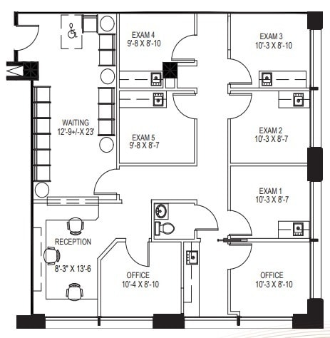 4060 4th Ave, San Diego, CA à louer Plan d’étage- Image 1 de 1