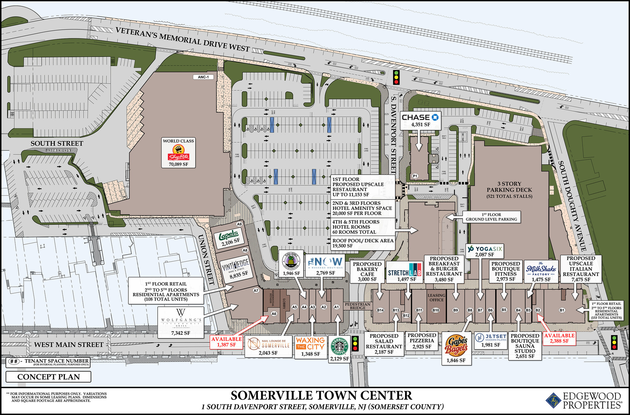 100 Veterans Memorial Dr W, Somerville, NJ for lease Site Plan- Image 1 of 1
